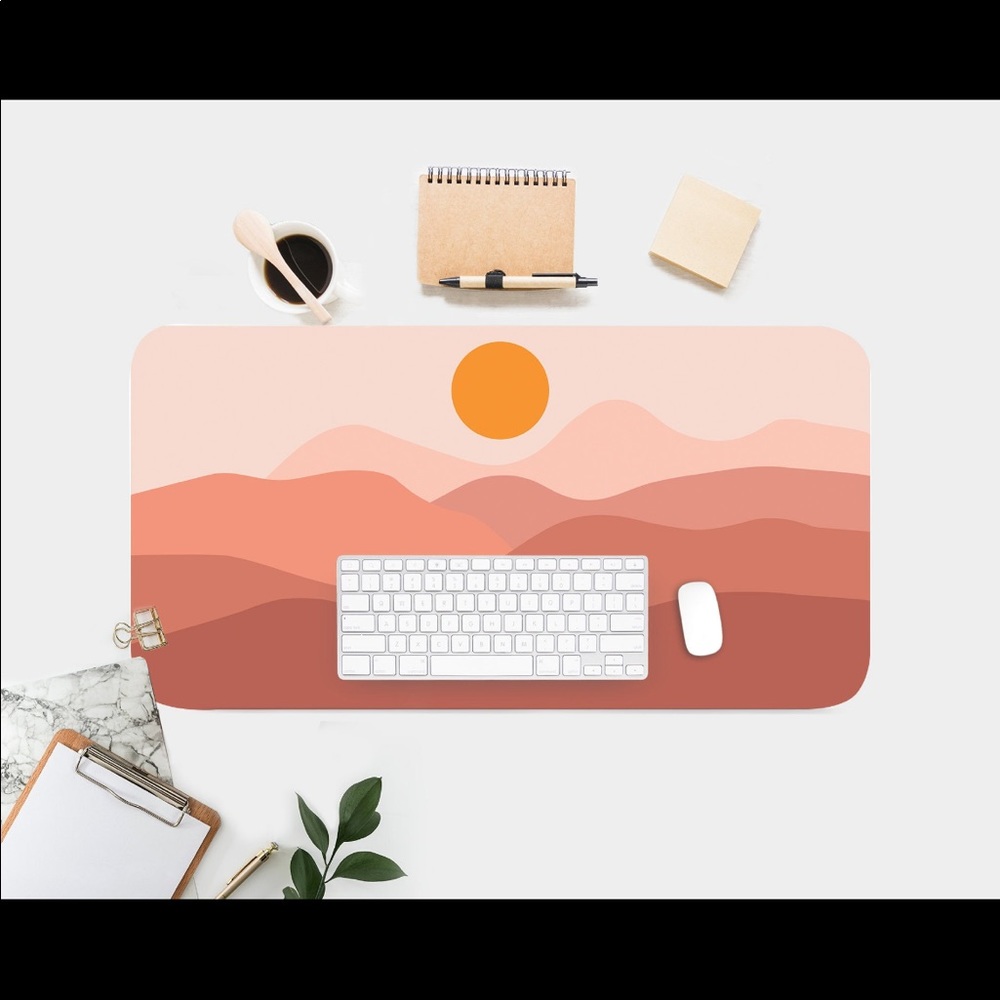 Large desk pad- mouse pad 18x36 inches
